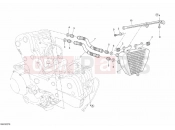 DUCATI Superbike 848 OIL COOLER » LUBRICATION SYSTEM