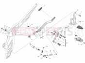 DUCATI Diavel BRA FOOTRESTS, LEFT » UNCLASSIFIED