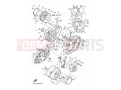 CRANKCASE COVER 1 - Yamaha XVS1300A (1CS5) 2014