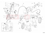 DUCATI Hypermotard 1100 EVO SP FRONT BRAKE SYSTEM » BRAKING SYSTEM