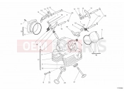 DUCATI Hypermotard 1100 EVO SP VERTICAL CYLINDER HEAD » VALVE DRIVE