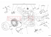 DUCATI Hypermotard 1100 EVO SP GENERATOR COVER » IGNITION SYSTEM