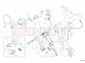 DUCATI Multistrada 1200 ABS REAR BRAKING SYSTEM » BRAKING SYSTEM