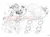 DUCATI Multistrada 1200 ABS THROTTLE BODY » INTAKE, CARBURETTOR