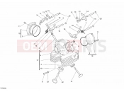 DUCATI 2011 Monster 696 VERTICAL CYLINDER HEAD » VALVE DRIVE
