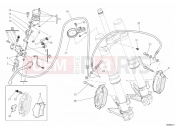 DUCATI Superbike 848 EVO FRONT BRAKE SYSTEM » BRAKING SYSTEM
