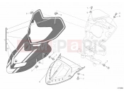 DUCATI 2010 Hypermotard 1100 EVO SP COWLING » PLASTICS