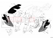 DUCATI 2010 Hypermotard 1100 EVO SP FAIRING » PLASTICS