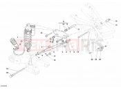 DUCATI 2010 Multistrada 1100 S REAR SHOCK ABSORBER » SWING ARM