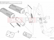 DUCATI 2010 Superbike 1198 R EXHAUST SYSTEM 102DB » EXHAUST SYSTEM