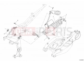 DUCATI 2010 Multistrada 1200 REAR SHOCK ABSORBER » SWING ARM