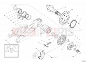 DUCATI 2010 Multistrada 1200 S ABS HUB, REAR WHEEL » REAR WHEEL