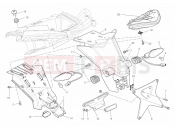DUCATI 2010 Multistrada 1200 S ABS NUMBER PLATE HOLDER - TAIL LIGHT » LIGHTING SYSTEM