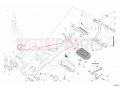 DUCATI 2010 Hypermotard 796 FOOTRESTS, LEFT » UNCLASSIFIED