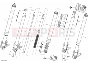 DUCATI 2010 Superbike 848 FRONT FORK » FRONT SUSPENSION