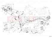 DUCATI 2010 Superbike 848 EXHAUST SYSTEM » EXHAUST SYSTEM