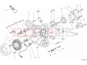 DUCATI 2010 Superbike 848 Hayden GENERATOR COVER - WATER PUMP » COOLING SYSTEM