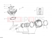 DUCATI 2010 Sportclassic GT1000 CYLINDER - PISTON » ENGINE CASE