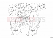DUCATI Superbike 1198 S VERTICAL CYLINDER HEAD » VALVE DRIVE