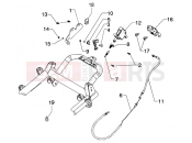 PIAGGIO Beverly 125 Saddle unlock control