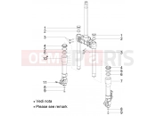 PIAGGIO Beverly 125 RST 4T 4V ie Fork's components (Kayaba)