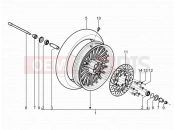 PIAGGIO Beverly 125 RST 4T 4V ie Front wheel