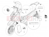 PIAGGIO Beverly 125 RST 4T 4V ie Plates - Emblems