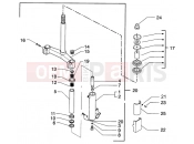 PIAGGIO Forck-steearing bearings