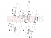 PIAGGIO Beverly 250 Fork's components (MVP)