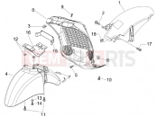 PIAGGIO Beverly 250 Wheel huosing - Mudguard