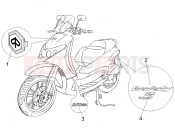 Plates - Emblems - Piaggio BEVERLY 250 ie SPORT 2007