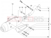 Silencer - Piaggio BEVERLY 250 ie SPORT 2008