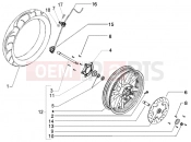 PIAGGIO Front wheel