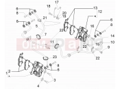 Brakes pipes - Calipers - Piaggio Beverly 300 ie Tourer 2010