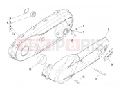 PIAGGIO Beverly 350 4T 4V ie Sport Touring Crankcase cover - Crankcase cooling