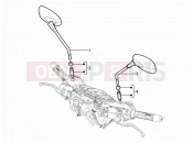 PIAGGIO Beverly 350 4T 4V ie Sport Touring Driving mirror/s