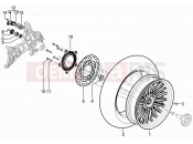 PIAGGIO Beverly 350 4T 4V ie Sport Touring Rear wheel