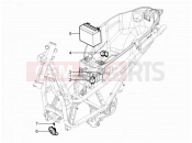 PIAGGIO Beverly 350 4T 4V ie Sport Touring Remote control switches - Battery - Horn