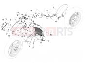 PIAGGIO Beverly 350 4T 4V ie Sport Touring Wheel huosing - Mudguard
