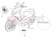 PIAGGIO Beverly 400 ie Plates - Emblems