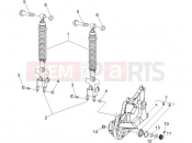 PIAGGIO Beverly 400 ie Rear suspension - Shock absorber/s