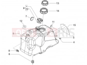 PIAGGIO Beverly 500 Fuel tank