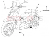 PIAGGIO Beverly 500 Plates - Emblems
