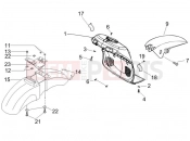 PIAGGIO Beverly 500 Wheel huosing - Mudguard
