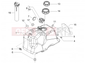 PIAGGIO Beverly 500 ie Fuel tank