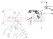 PIAGGIO Beverly 500 ie Rear headlamps - Turn signal lamps