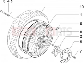 PIAGGIO Beverly 500 ie Rear wheel