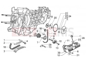 PIAGGIO Pump group-oil pan