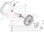 PIAGGIO BV 250 (U.S.A.) Front wheel