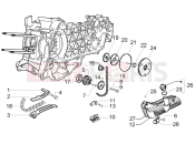 PIAGGIO BV 250 (U.S.A.) Pump group-oil pan